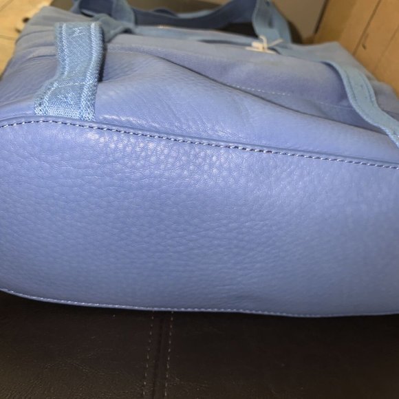 Hammitt Manhattan Beach Skylight Blue Canvas Tote NWT PRICE FIRM - Picture 3 of 4